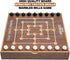 18 2 9 Nine Mens Morris Board Game, Marble Strategy Game, Solid Wooden Game with Marbles, Player Games, Ancient Board