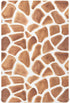 CHUROUSY Giraffe Print Crib Sheets for Boys Girl Giraffe Spots Zoo Safari Brown