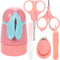 Toyvian Nail Care Set Cute Case Safe Nail Clippers Scissors Tweezers for