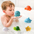 WYNAKESHU No Hole Animal Bathtub Toys Baby Bath Tub Toys for Toddlers Boys Girls , Mold Free Bath Toys Tub Beach Pool