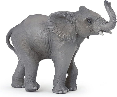 Papo Hand-Painted Wild Animal Kingdom Young Elephant Figurine 50225, Collectible for Children 3+