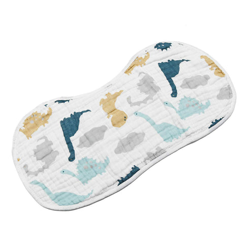 ShoppeWatch 2-Pack 100% 6 BB22 Muslin Burp Cloths Baby Burping Bibs Large Cotton Layers Absorbent Cloth Spit Up Dribble