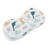 ShoppeWatch 2-Pack 100% 6 BB22 Muslin Burp Cloths Baby Burping Bibs Large Cotton Layers Absorbent Cloth Spit Up Dribble