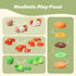 51-Piece Playset CUTE STONE Mini Play Kitchen Accessories for Kids, Pretend Cooking with Pots, Pans, Utensils, Cutting