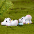 MAOMIA 6 Pcs Cow Figures for Kids, Cute Animal Toys Set, Cake Toppers Miniature Figurines Collection
