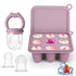 Baby Fruit Food Feeder Breastmilk Popsicle Molds, Silicone Food Freezer Tray for