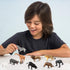 RUSON 12 Pcs Safari Animals Figures Toys, Realistic Mini Jungle Zoo Animal Figurines