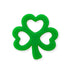 Clover Child Irish Baby Teething Toy - Shamrock Clover Teether & Pacifier Clip, Multi Textured, BPA Free