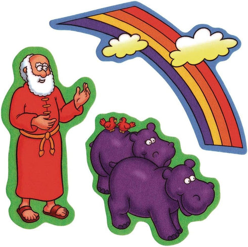 Little Folk Visuals Beginners Bible: Noah's Ark Precut Flannel/Felt Board Figures, 20 Pieces