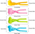 Gawertoy 4 PCS/Set Snowball Maker Clips, Assorted Snow Ball Maker Clips Clamps Outdoor Winter Play Snow Toys Plastic