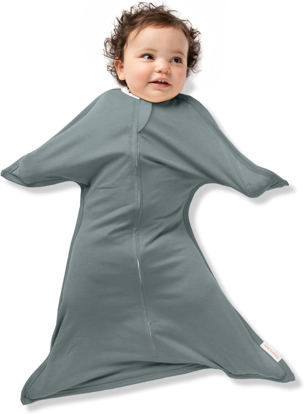 SleepingBaby Zipadee-Zip Transition Swaddle - Cozy Baby Swaddle Blanket with Zipper Convenience