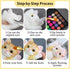 Extra Large Taba Squishy Kit, Cute Taba Squishy Cat for Adult/Kids DIY Dress Up, Stress Relief, Stimulating Creativity