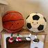 13 Inch Stuffed Sports Balls Toy - Creative Football Doll Plush Soft Toy Cushion for Kids Gift