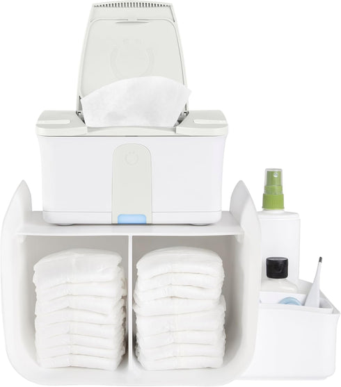 Ubbi Tabletop Diaper Caddy, Diaper Storage, Caddy Organizer, Stores Baby Diapers, Wipes