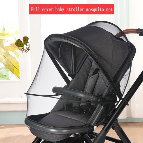 Baby Stroller Mosquito Net, Universal Breathable Canopy Cover with Mosquito Netting for Infant Toddler