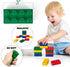 ArtCreativity Building Block Stress Relief Toys for Kids, Set of 12, Stacking Foam Squeeze Toys in 4 Colors