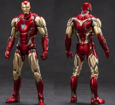 10th Anniversary 7 Inch Deluxe Collector Superhero Action Figure, Metal Painting, 20 Joints (MK85)