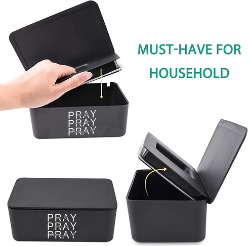 Moorfowl Inspirational Baby Wipes Dispenser Pray Over It Bible Verse Christian Flushable Wipes Container Holder