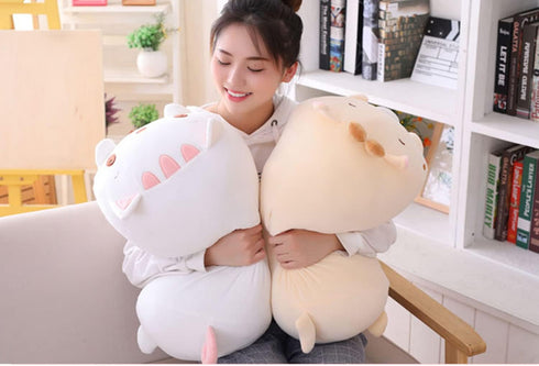 Cute Plush Deer Stuffed Animal Pillow, 8-Inch Kawaii Deer Hugging Toy, Super Soft for Kids Bedding Decor