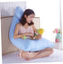 Kisangel U-Shaped Pregnancy Support Pillow - Multi-Functional Body Cushion