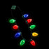 Windy City Novelties LED Christmas 9 Bulb Necklace, 6 Dynamic Light Modes for Parties, Caroling, Gatherings