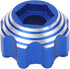 VBESTLIFE RC Wheel Hex Adapters, Aluminum Alloy 8x32 to 17mm for 8x32 3.8in Wheels Electric Car Truck (Blue)