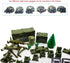 200+ Pcs Military Weapon Pack Accessories Kits Toys, Swat Team Building Block Toys, Army Equipment Gear Sets Compatible