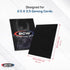 BCW Deck Guard Double Matte Black Card Sleeves, 100 Ct - Acid-Free, Archival-Safe, Durable