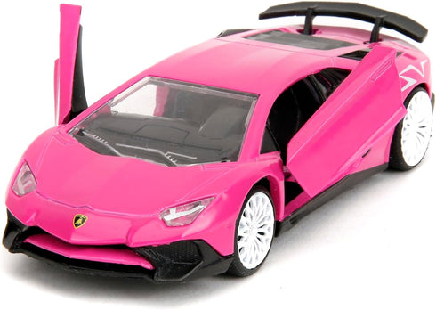 Pink Slips 1:32 Lamborghini Aventador Die-Cast Car, Toys for Kids and Adults
