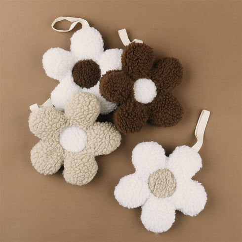 NEHET Dummy 2 Pack, Baby Daisy Pacifier Holder,Light and Soft Holder Handmade Decor for Nursing Kids Room
