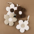 NEHET Dummy 2 Pack, Baby Daisy Pacifier Holder,Light and Soft Holder Handmade Decor for Nursing Kids Room