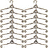 Gadpiparty 24pcs Small Doll Cloth Hangers, Mini Clothes Hanger Holders for Doll Dress Outfit Hanging Accessories