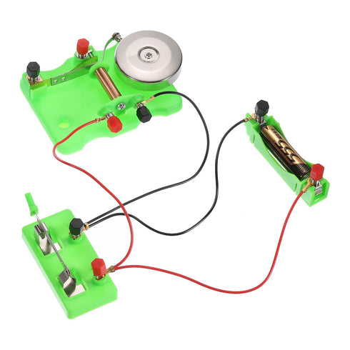 PATIKIL Physical Experiment Set, Electric Bell Magnetism Experiment Kits, Induction Circuit for Educational Teaching