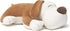 Niuniu Daddy 17.7" Brown Puppy Plush Toy Pillow - Kawaii Stuffed Animal for Kids, Toddlers & Teens, Soft Room Decor