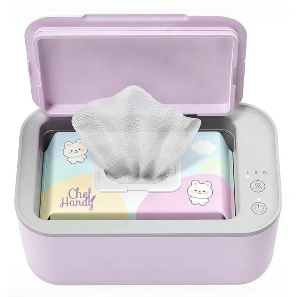 Chefhandy Wipe Warmer with Adjustable Temperature, Silent Heating & Large Capacity |