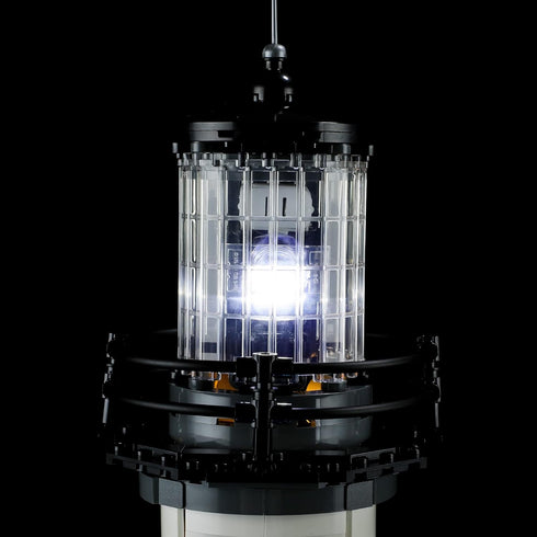 BRIKSMAX LED Lighting Kit for LEGO-21335 Motorized Lighthouse - Compatible with Lego Ideas Model
