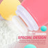 OSALADI Baby Powder Bottle: Cartoon Bear Powder Puff Box, Infant Loose Powder Box with Puff, Talcum Powder Container
