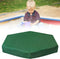 MIKIMIQI Sandbox Cover, Hexagon Sandbox Sandpit Cover with Drawstring Waterproof Sandbox Pool Cover