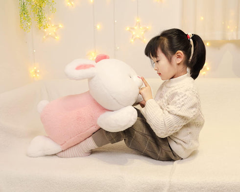 Easter Gifts Bunny Stuffed Animal Plush Pillow, 24 Inch Cute Plush Toy for Adults and Kids