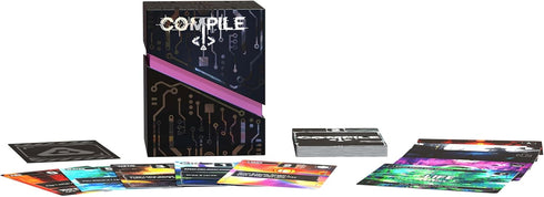 Greater Than Games: Compile: Main 1 - Area Control Strategy Card Game for 2 Players, Competing AI, Ages 14+, 20 Min