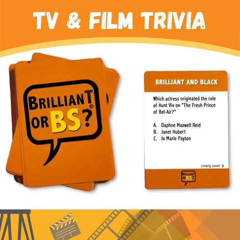 Brilliant or BS? Black Culture Expansion Pack, Trivia Card Game for 4-6 Players, Hilarious Bluffing Game for Adults