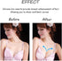 Lady Women Reusable Silicone Bra Inserts, Waterproof Breathable Gel Breast Enhancers for Swimsuits