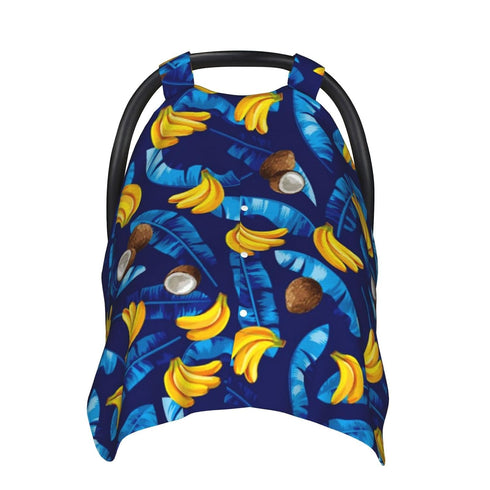 CQMZJHU Bananas Sign Baby Car Seat, Rain Shelter, Multifunctional Nursing Cover for Newborns, Mother Care