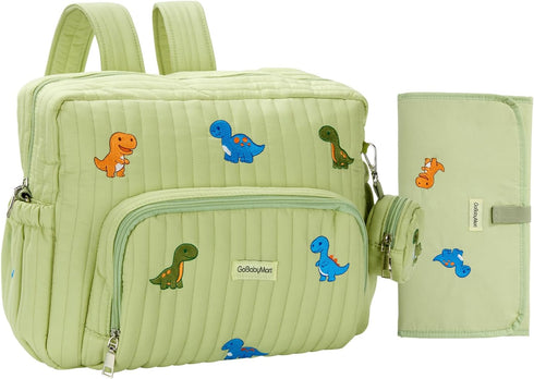 GOBABYMART Diaper Bag Backpack with Changing Pad - Travel Baby Bag, Insulated