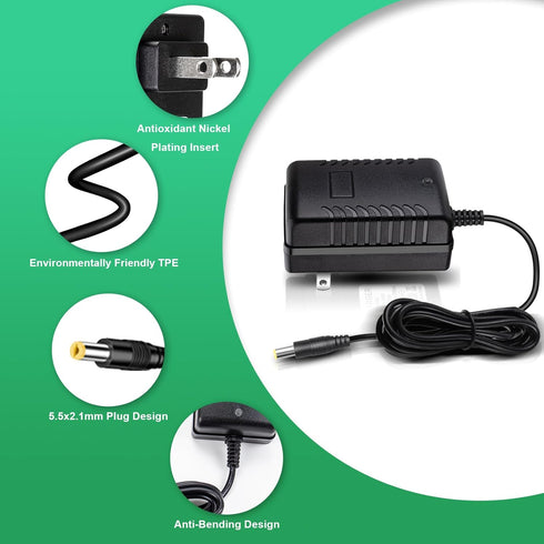 Generic 6V 6 Battery Charger for Kids Ride On Car Toys Volt Charger for Best Choice Products Trax Toddler Quad SUV