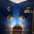 Moon and Stars Wall Decal Vinyl Sticker for Kids Room Decoration - Good Night Nursery Decor