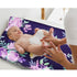 Purple Flower Diaper Changing Pad Cover, Soft Breathable Changing Mat Sheets for Newborn Girls