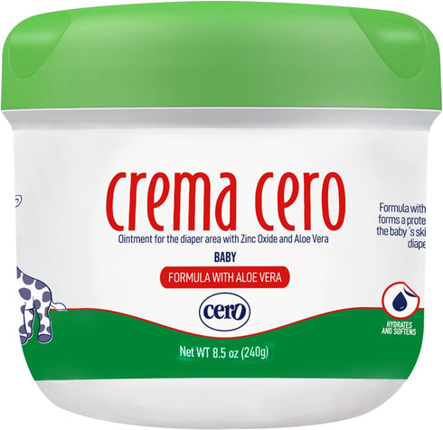 Diaper Rash Cream with Zinc Oxide & Aloe Vera for Babies Crema