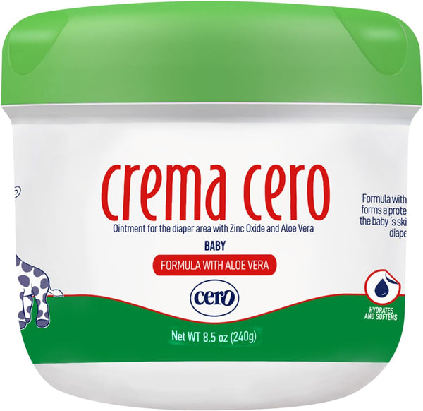 Diaper Rash Cream with Zinc Oxide & Aloe Vera for Babies Crema