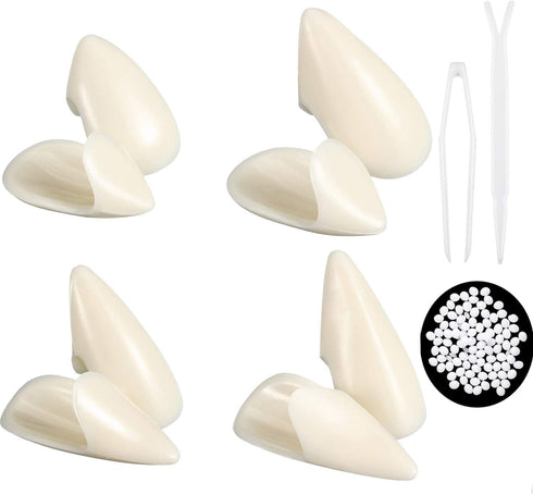 BBTO Set of 8 Vampire Teeth 4 Size Halloween Cosplay Fangs Fake